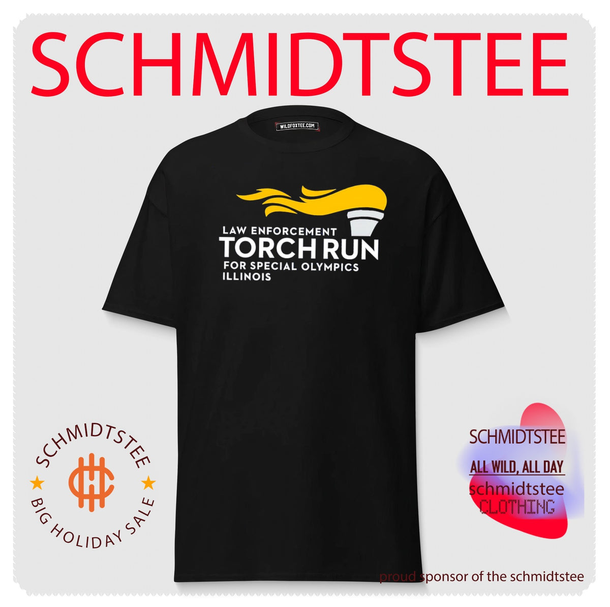 Law enforcement Torch Run for special Olympics Illinois shirt