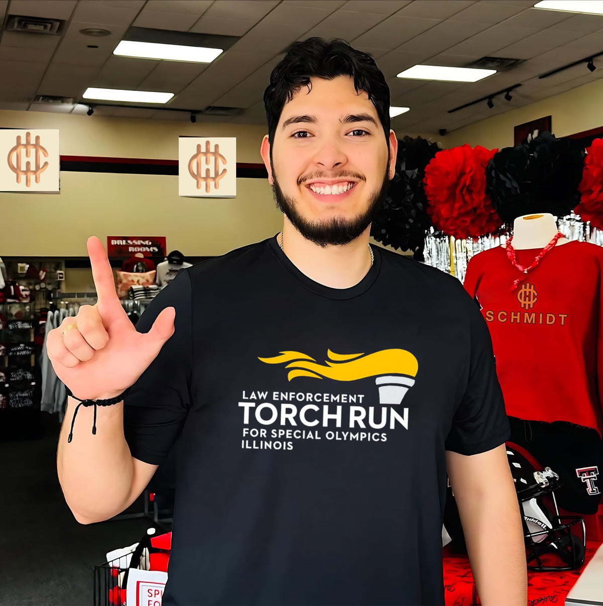 Law enforcement Torch Run for special Olympics Illinois shirt