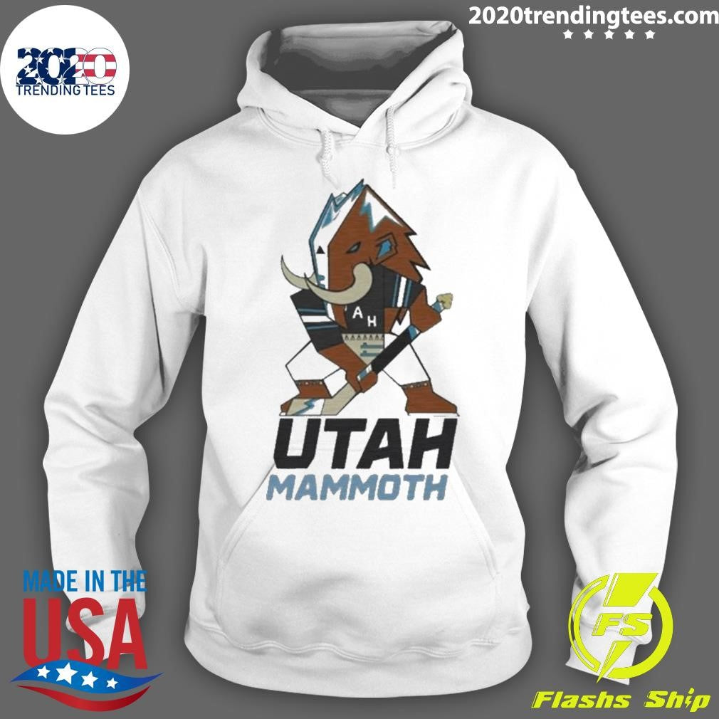 Lawson Crouse With Utah Mammoth Mascot Shirt