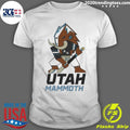 Lawson Crouse With Utah Mammoth Mascot Shirt