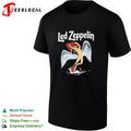 Led Zeppelin Icarus Swan Song Logo Rock Band Music Shirt