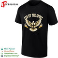 Led by the Spirit Dove with Cross Religious Faith Christian Symbol shirt