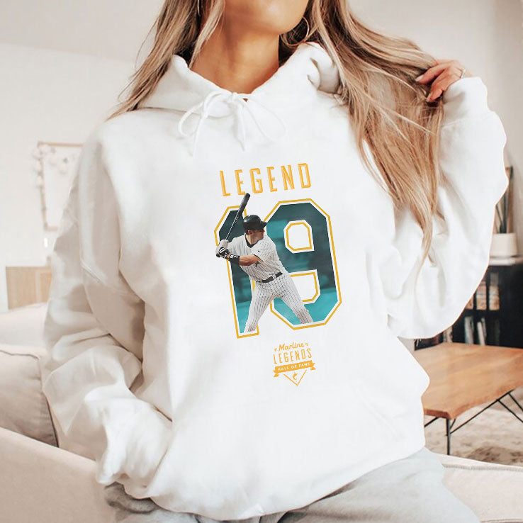 Legend Jeff Conine 19 Miami Marlin T Shirt