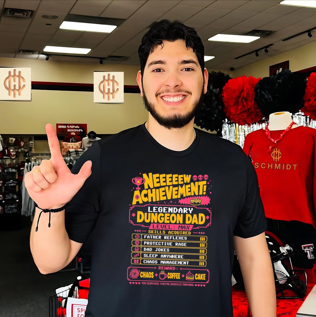 Legendary Dungeon Dad New Achievement Father’s Day shirt