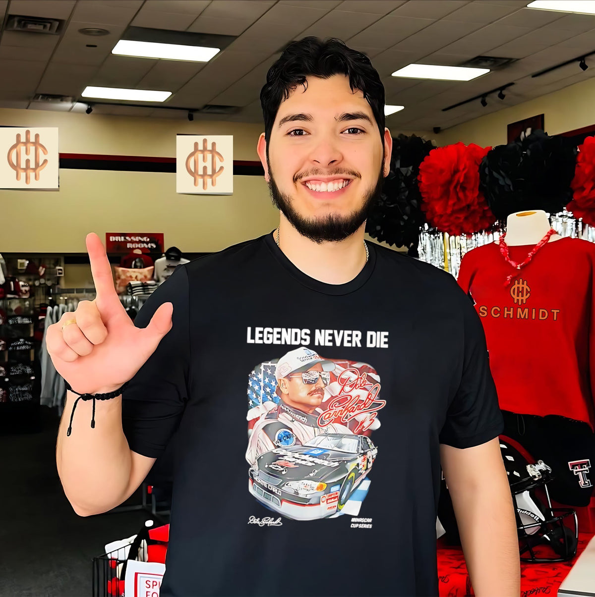 Legends never die Dale Earnhardt Richard childress racing shirt