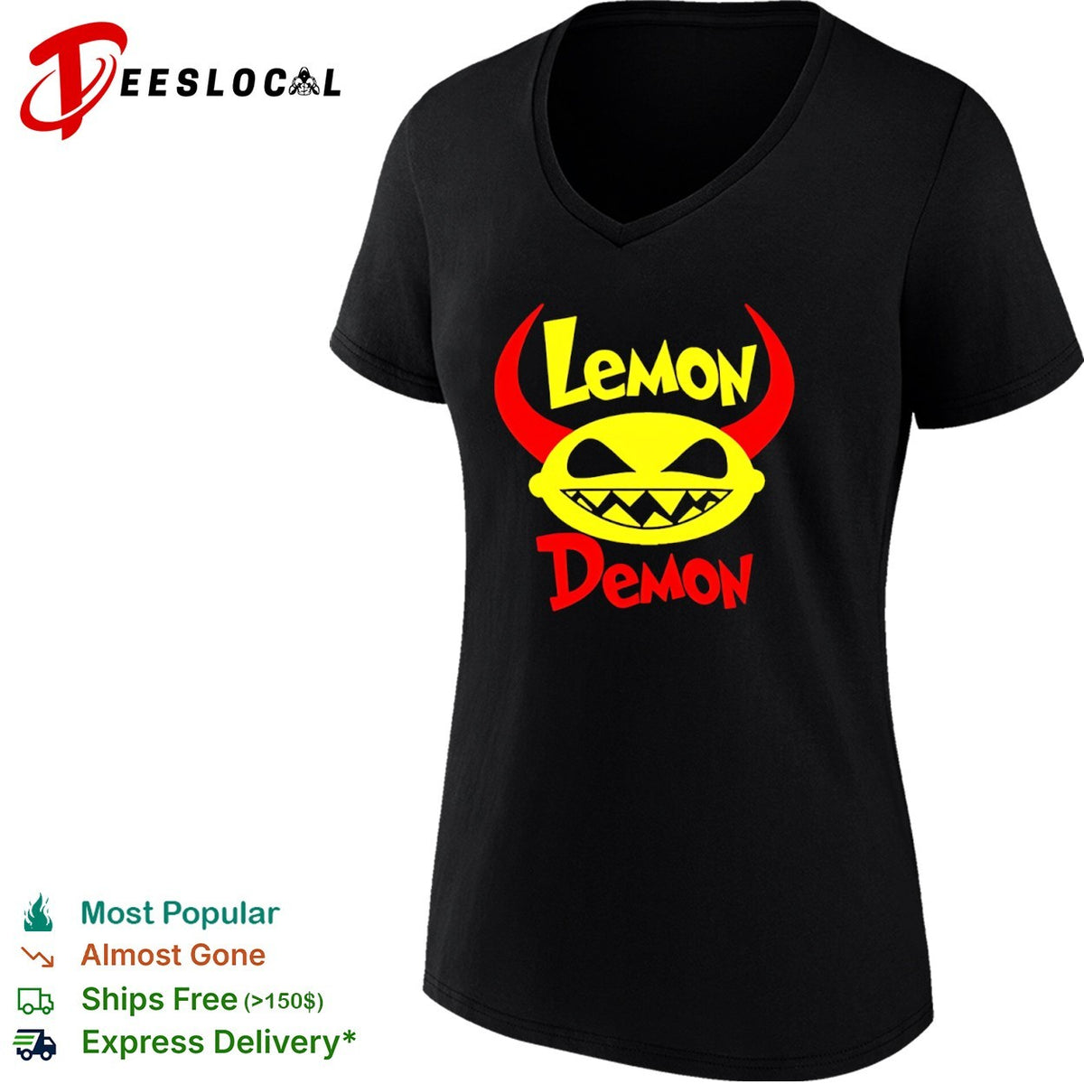 Lemon Demon logo shirt