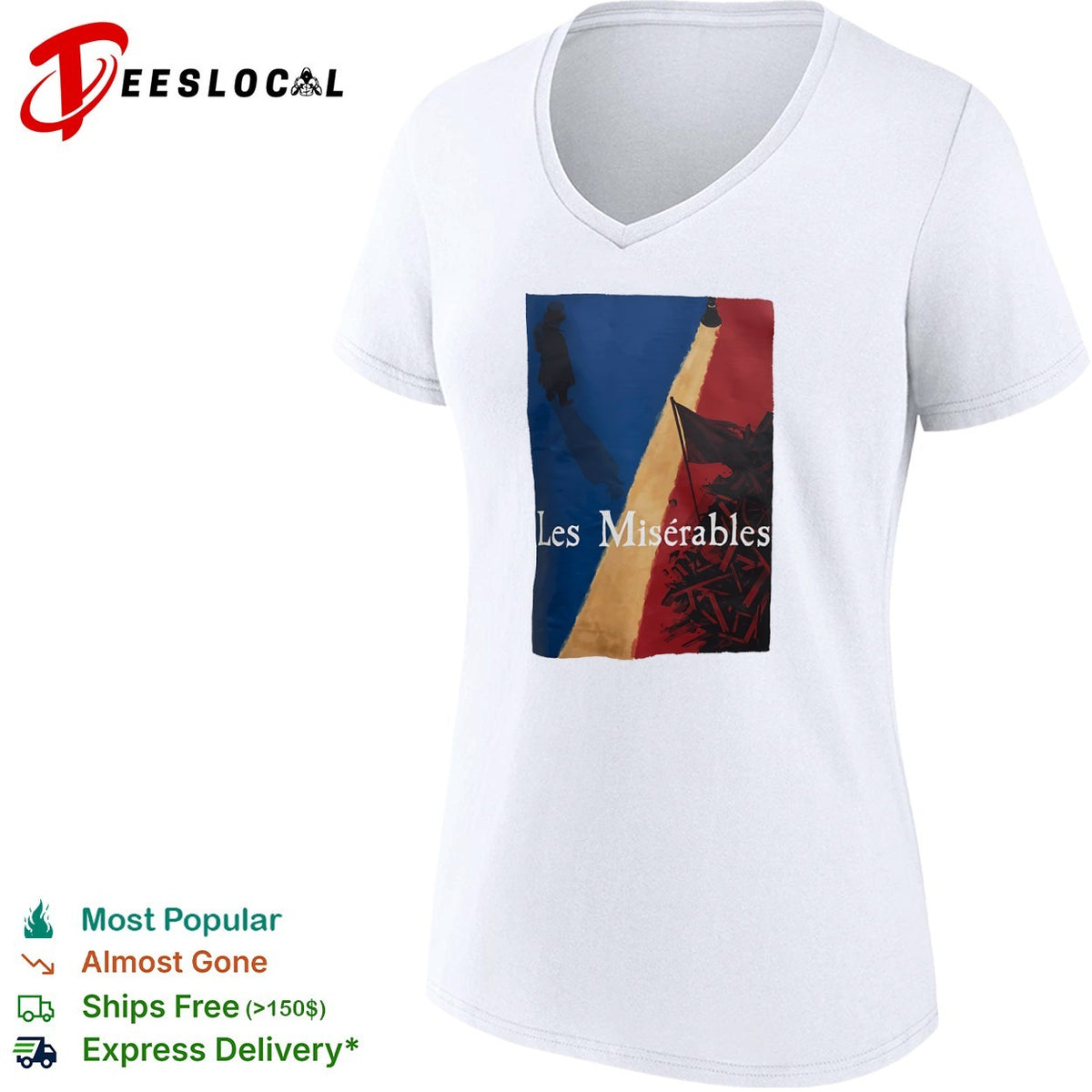 Les Miserables barricade shirt