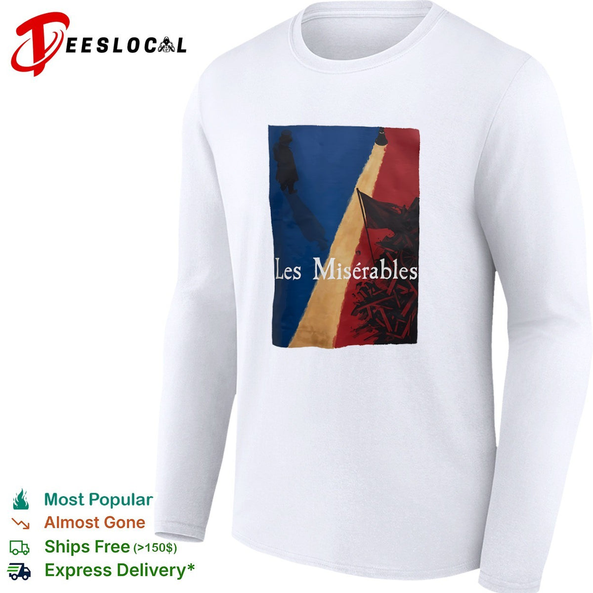 Les Miserables barricade shirt