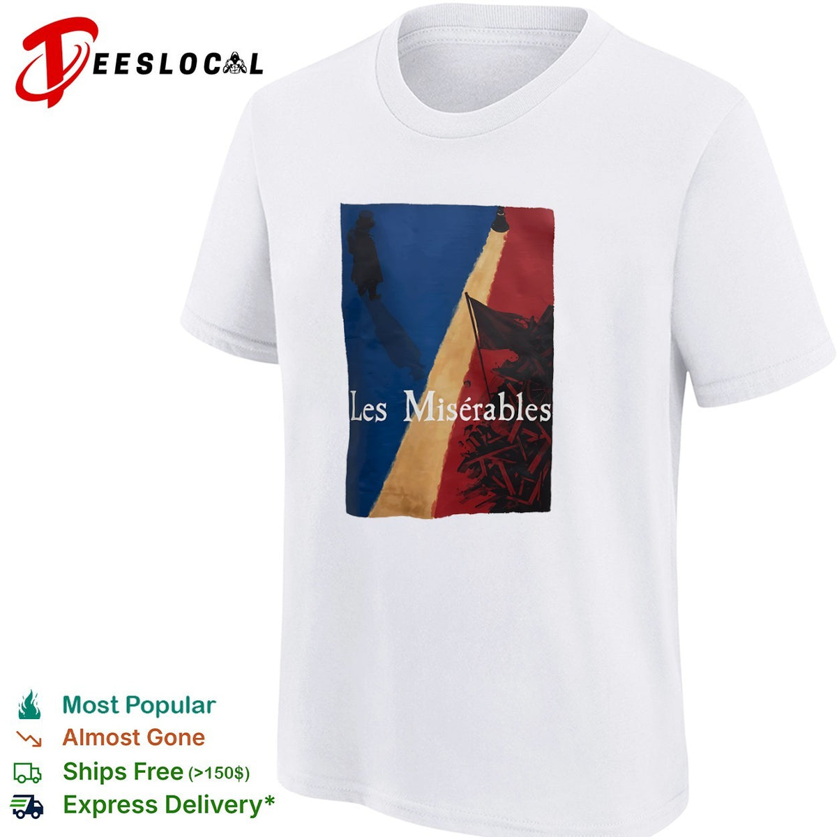 Les Miserables barricade shirt