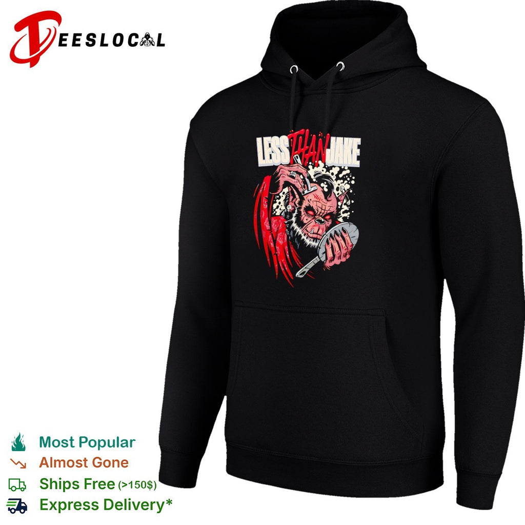 Less Than Jake monkey demon horror band art shirt