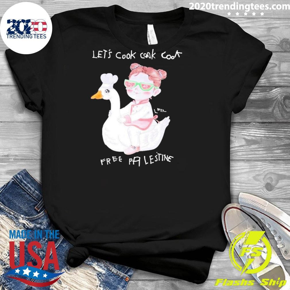 Let’s Cook Cook Cook Pfee Palestine Shirt