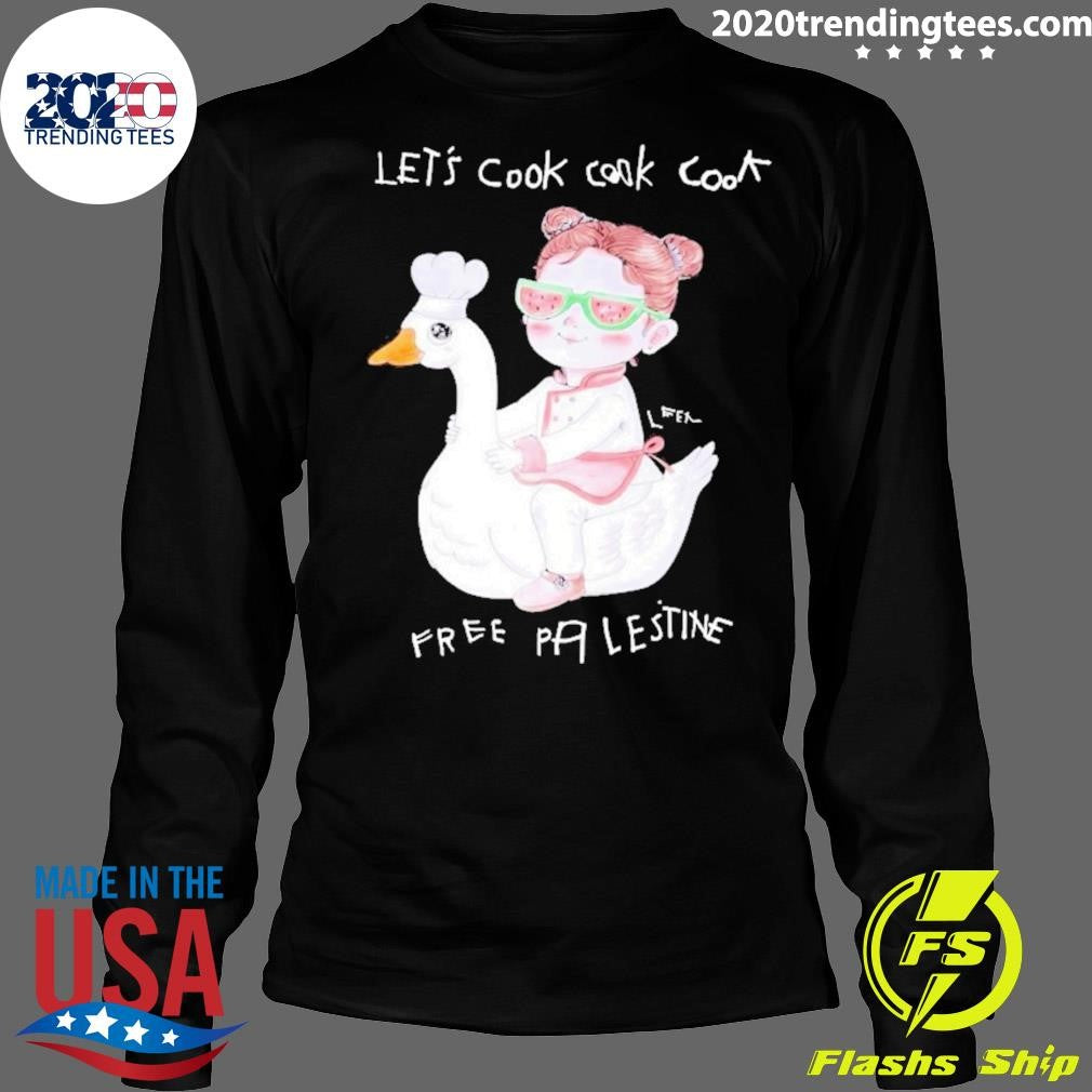 Let’s Cook Cook Cook Pfee Palestine Shirt