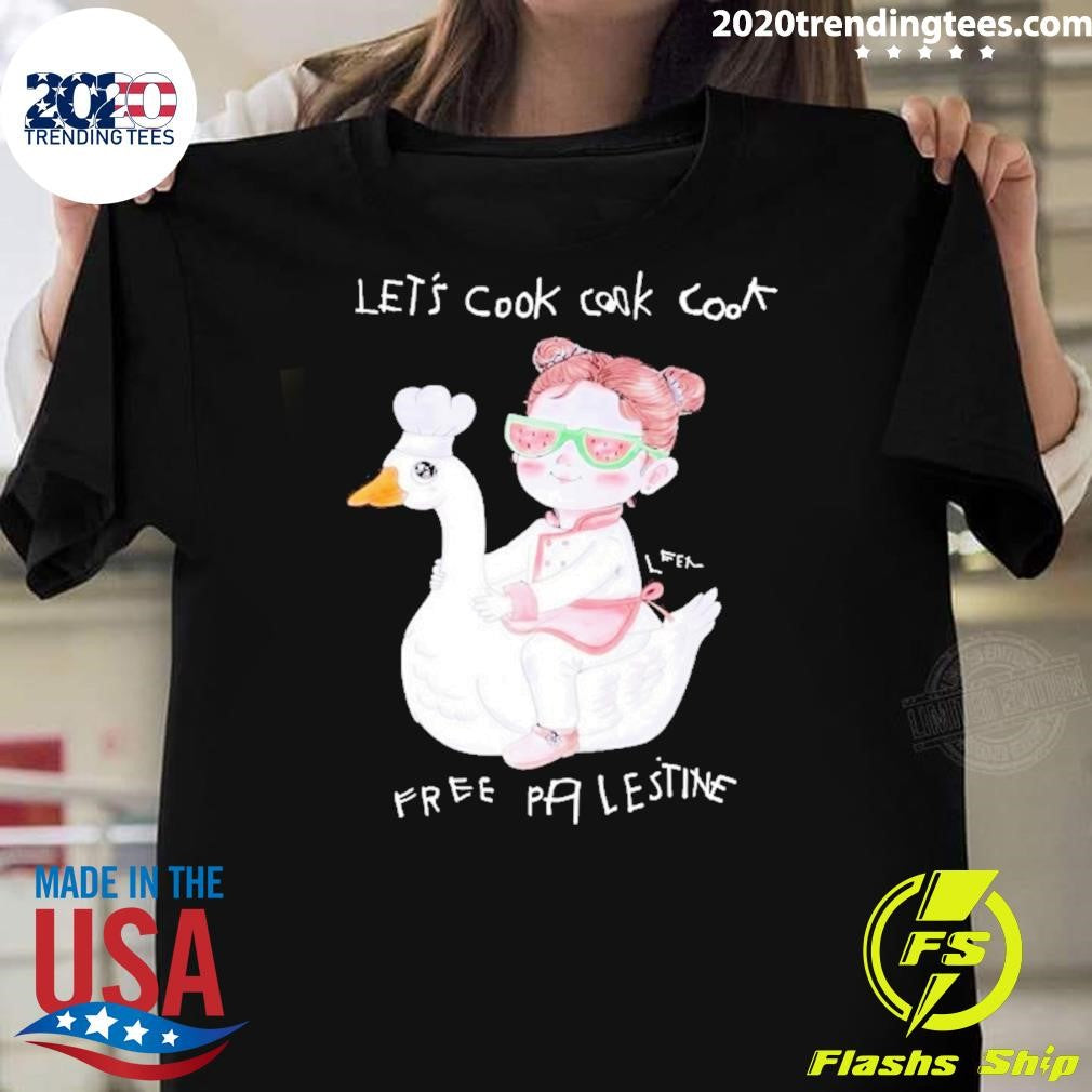 Let’s Cook Cook Cook Pfee Palestine Shirt