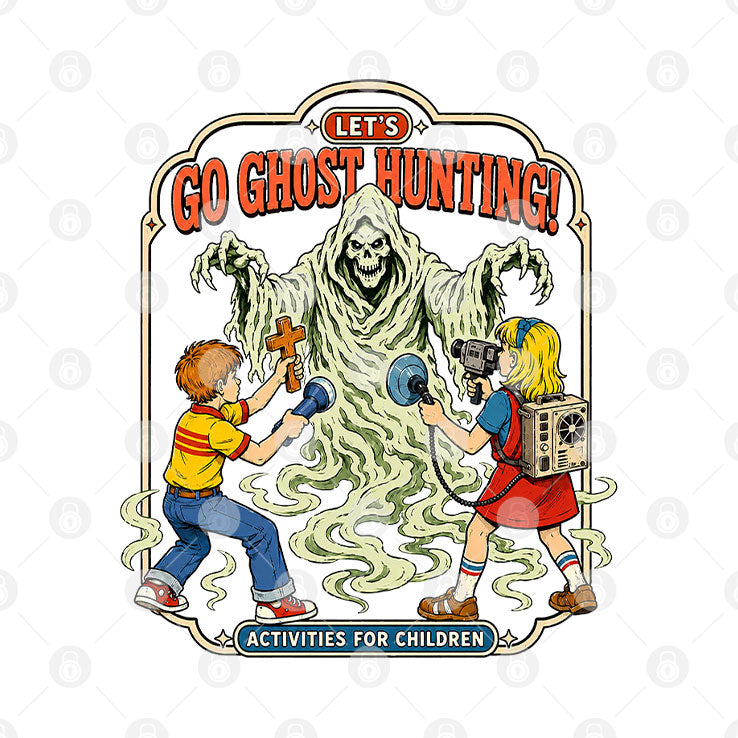 Let’s Go Ghost Hunting Activities For Children T Shirt