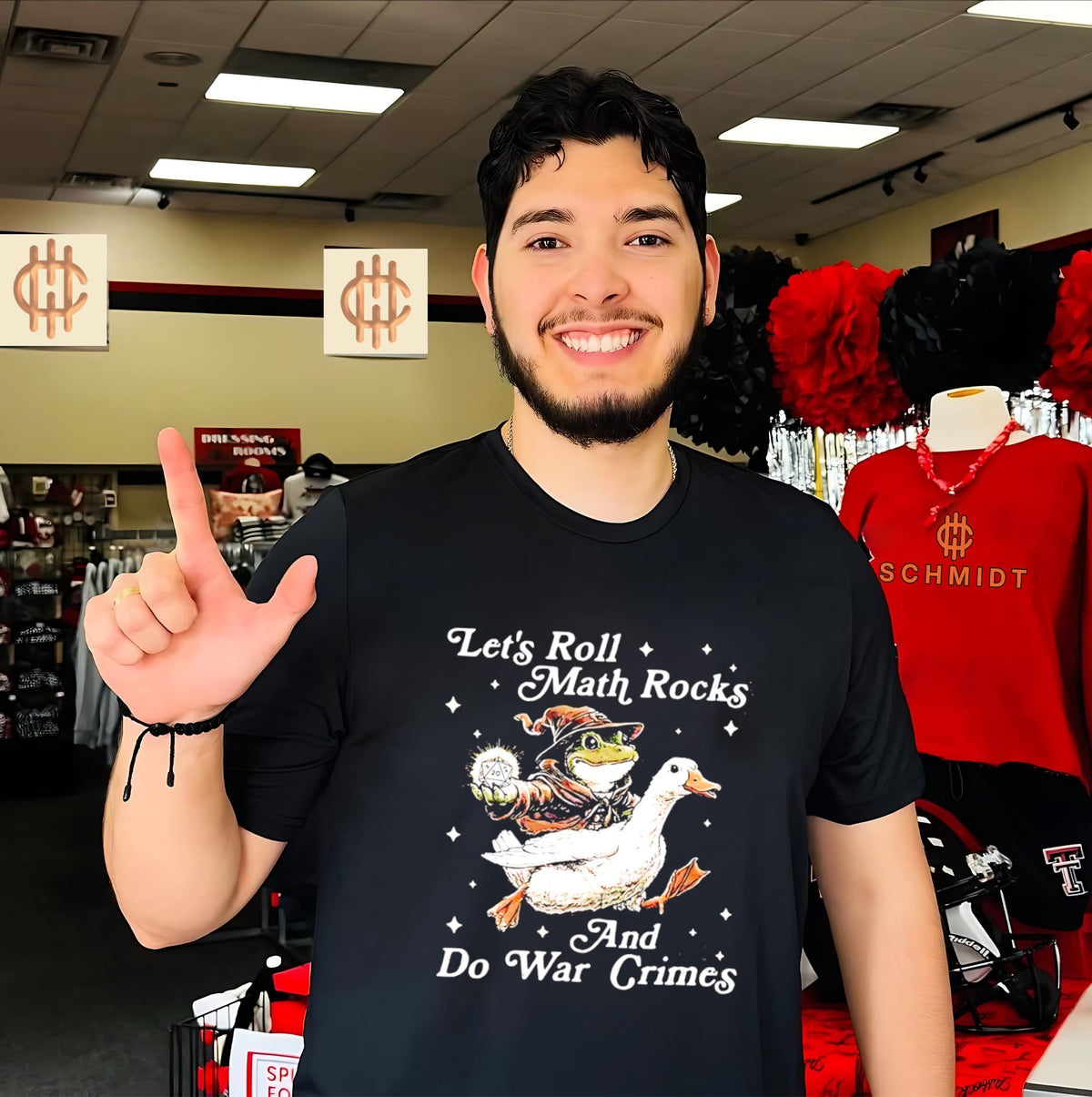 Let’s roll math rocks and do war crimes shirt