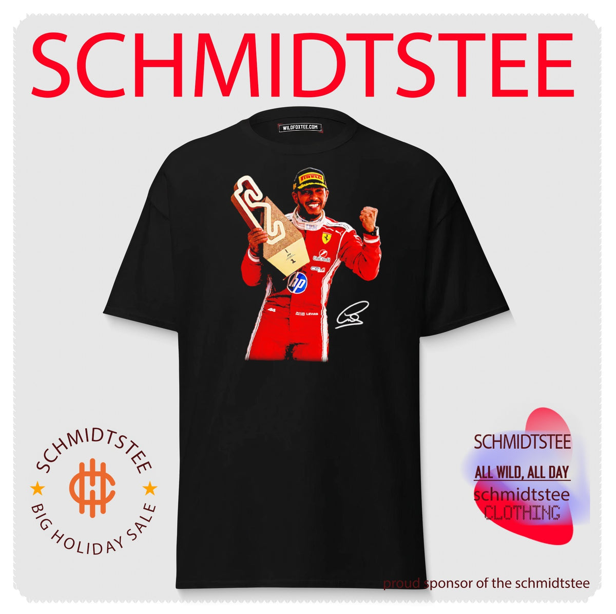 Lewis Hamilton Remember Who You Are signature graphic shirt