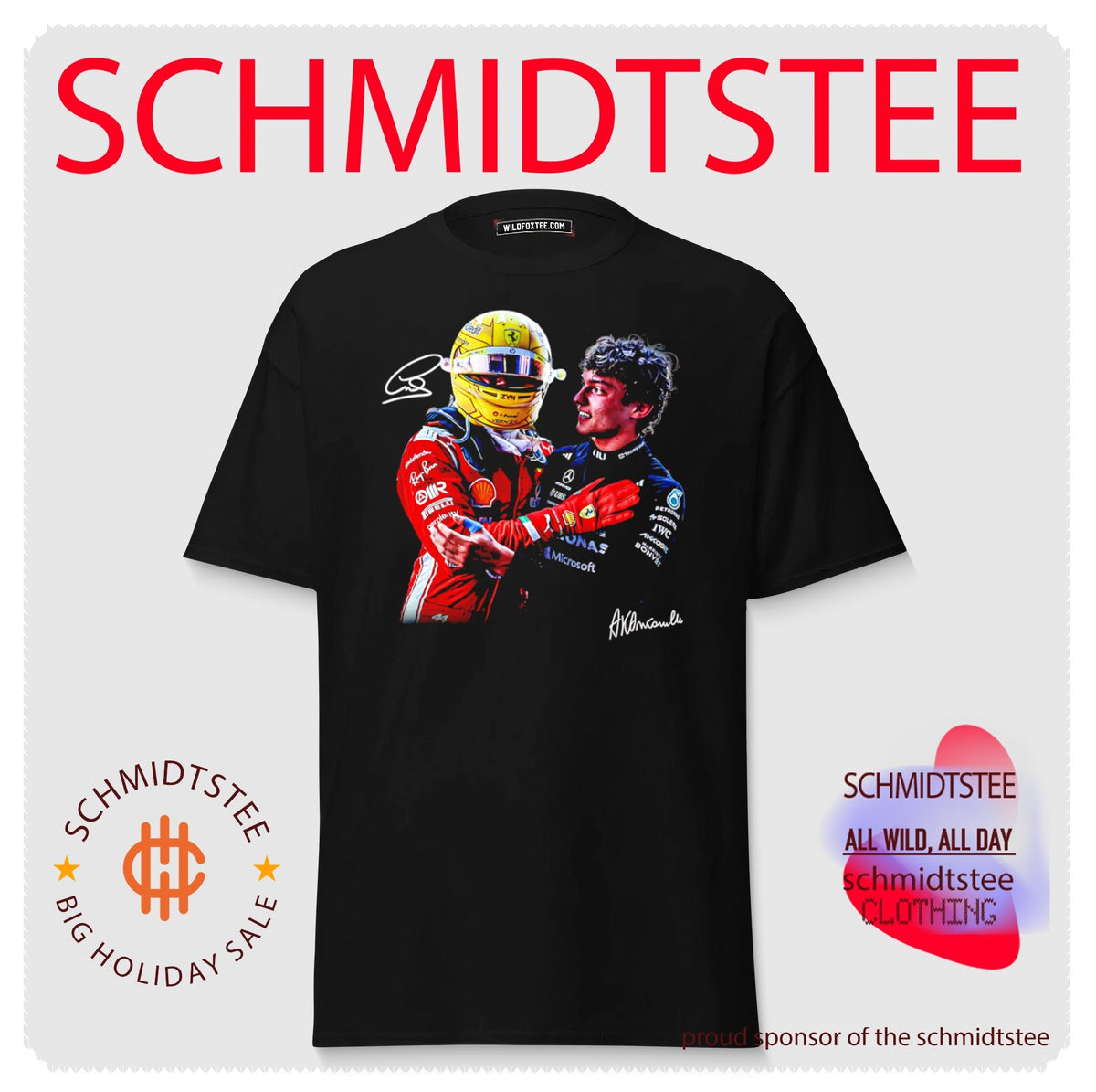Lewis X Kimi signature graphic shirt