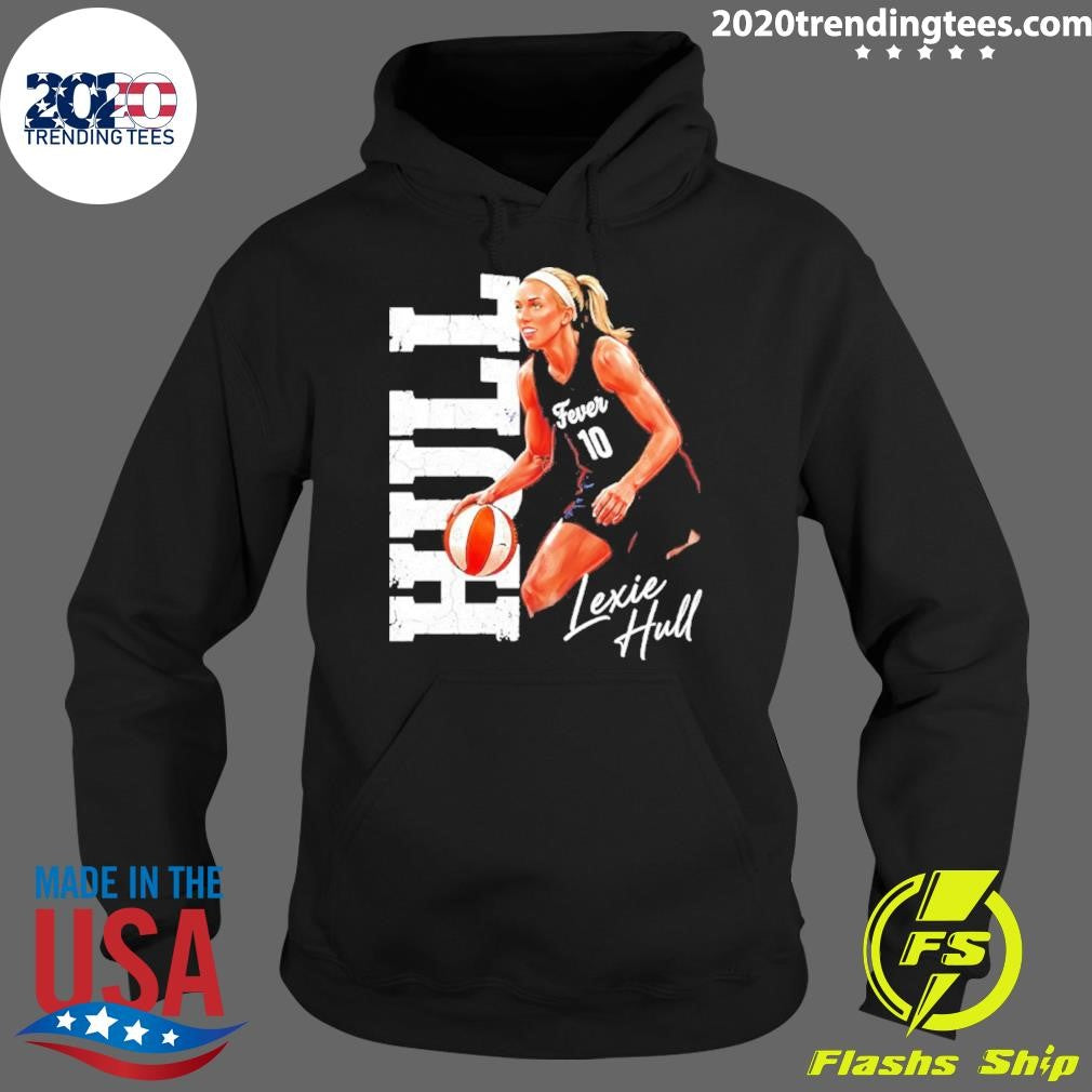 Lexie Hull Indiana Fever Name And Number Signature Cartoon Shirt