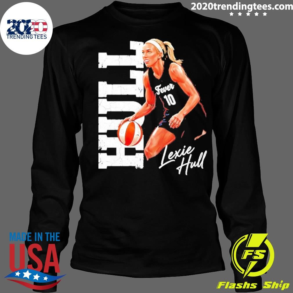 Lexie Hull Indiana Fever Name And Number Signature Cartoon Shirt