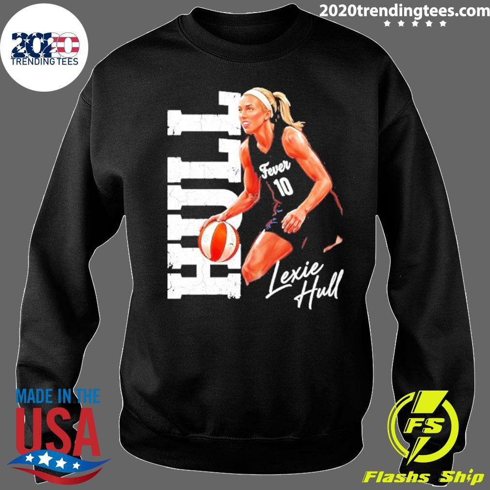 Lexie Hull Indiana Fever Name And Number Signature Cartoon Shirt