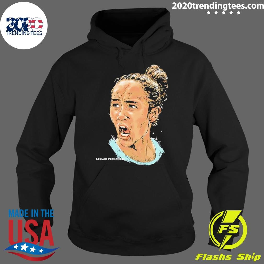 Leylah Fernandez Canada Tennis Player Portrait Shirt