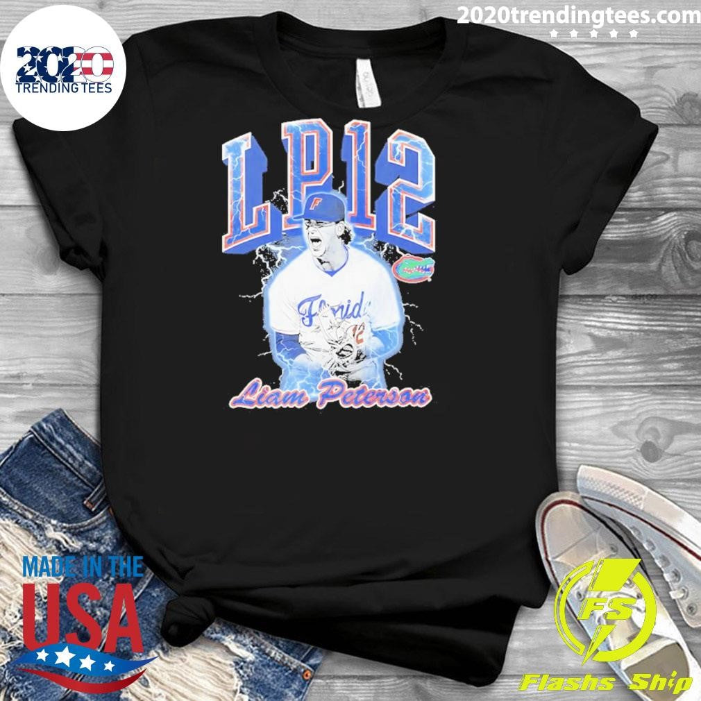 Liam Peterson Lp12 Florida Gators Baseball Graphic Shirt