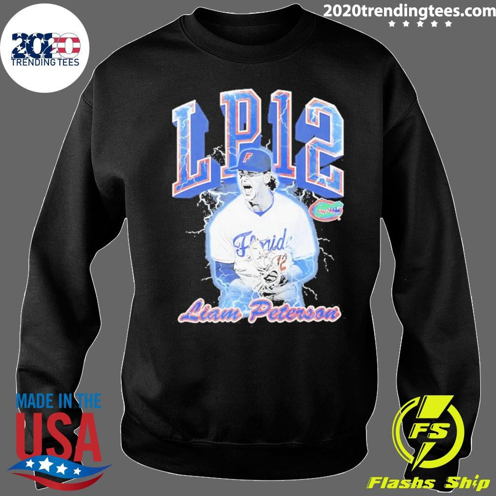 Liam Peterson Lp12 Florida Gators Baseball Graphic Shirt