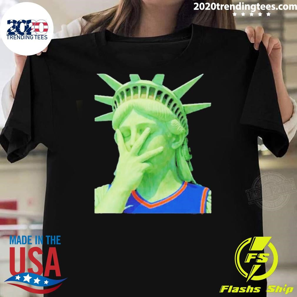 Liberty And Brunson For All Jalen Brunson 3 Points Pose Shirt