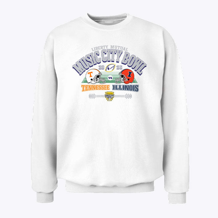 Liberty Mutual Music City Bowl Tennessee Vs Illinois Sweatshirt