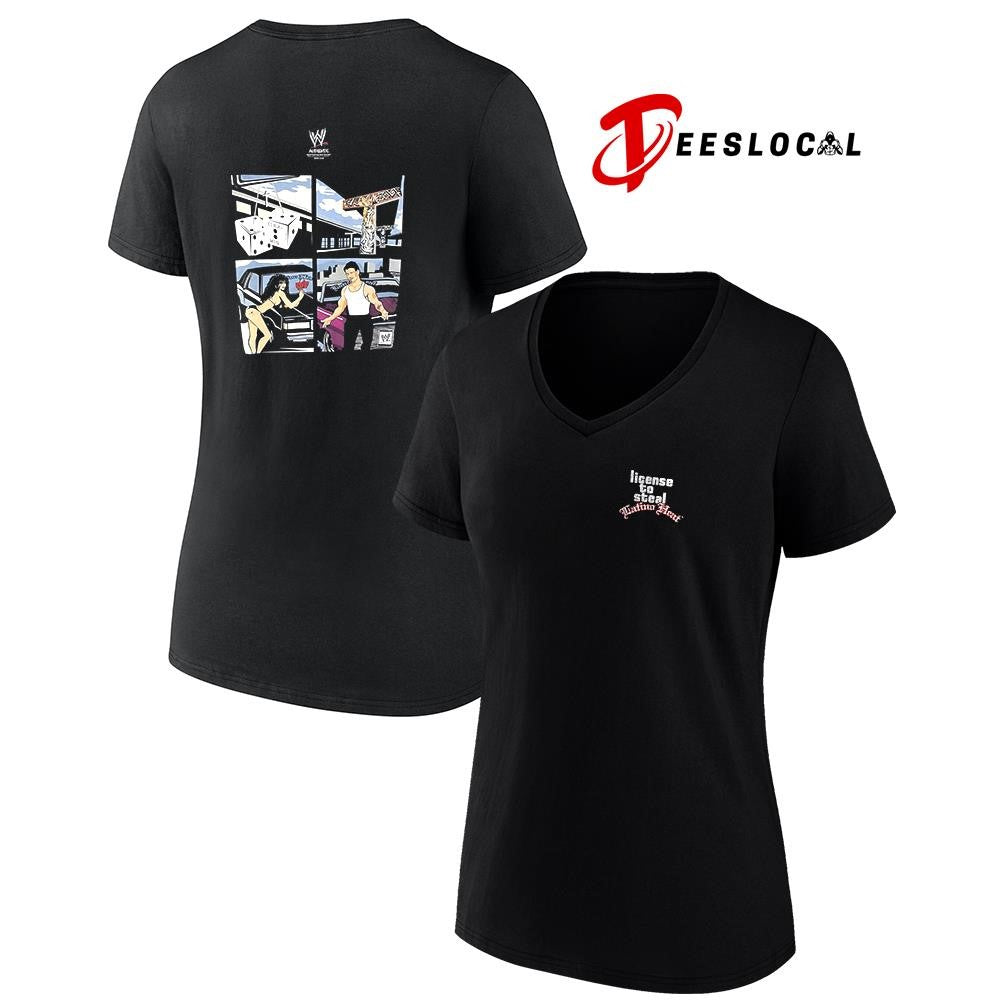 License to steak Latino Heat graphic shirt