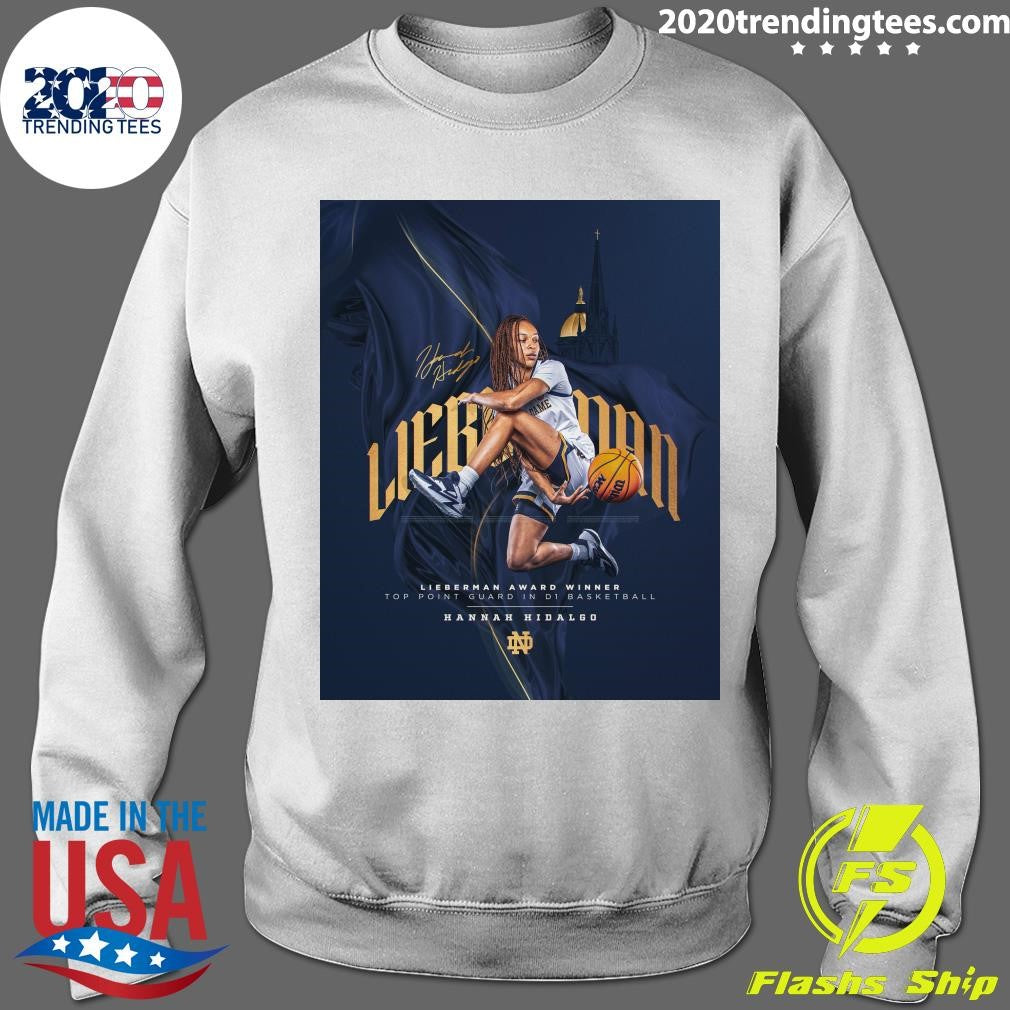 Lieberman Award Winner Top Point Guard In D1 Basketball Hannah Hidalgo Shirt