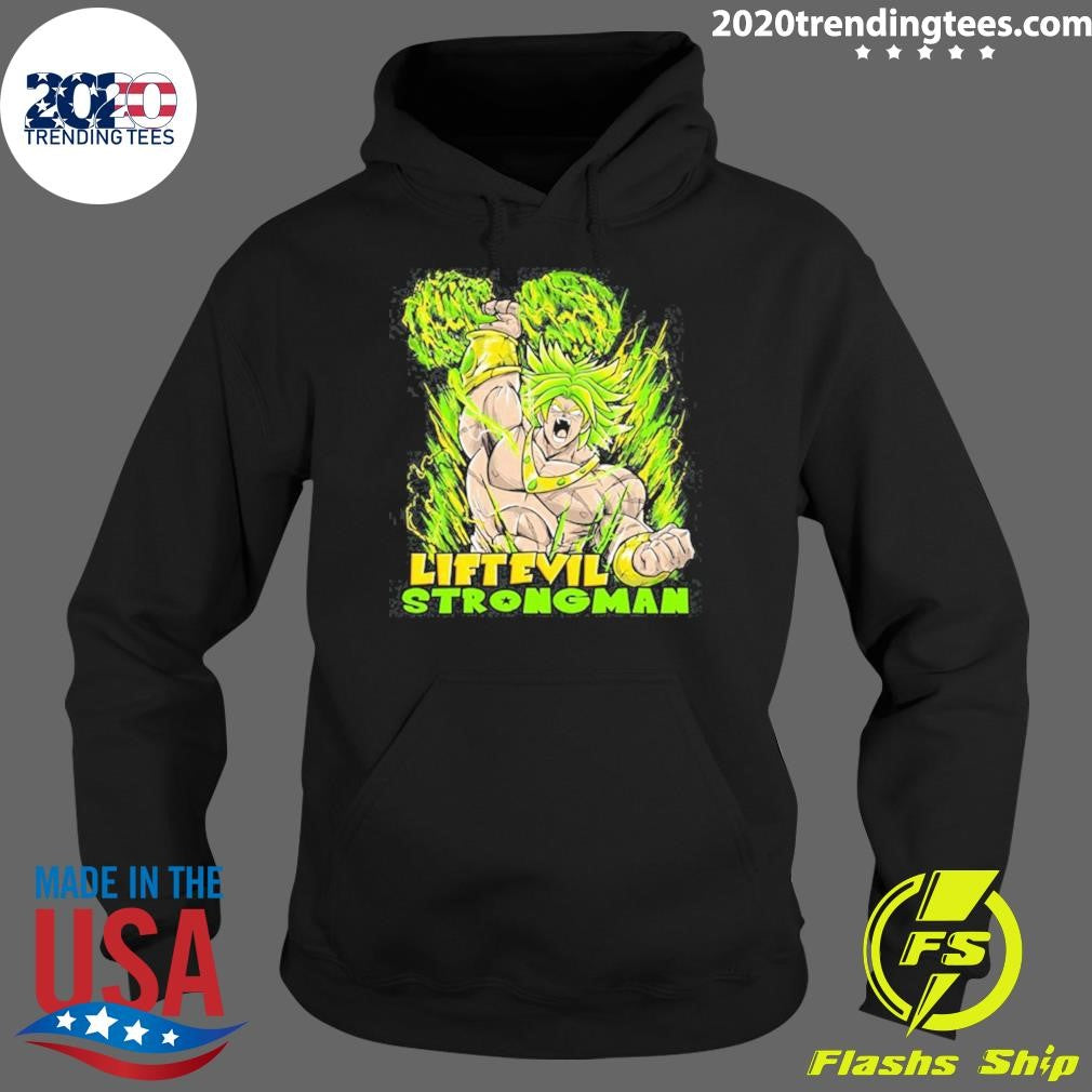 Lift Evil Strong Man DBZ Tee Shirt