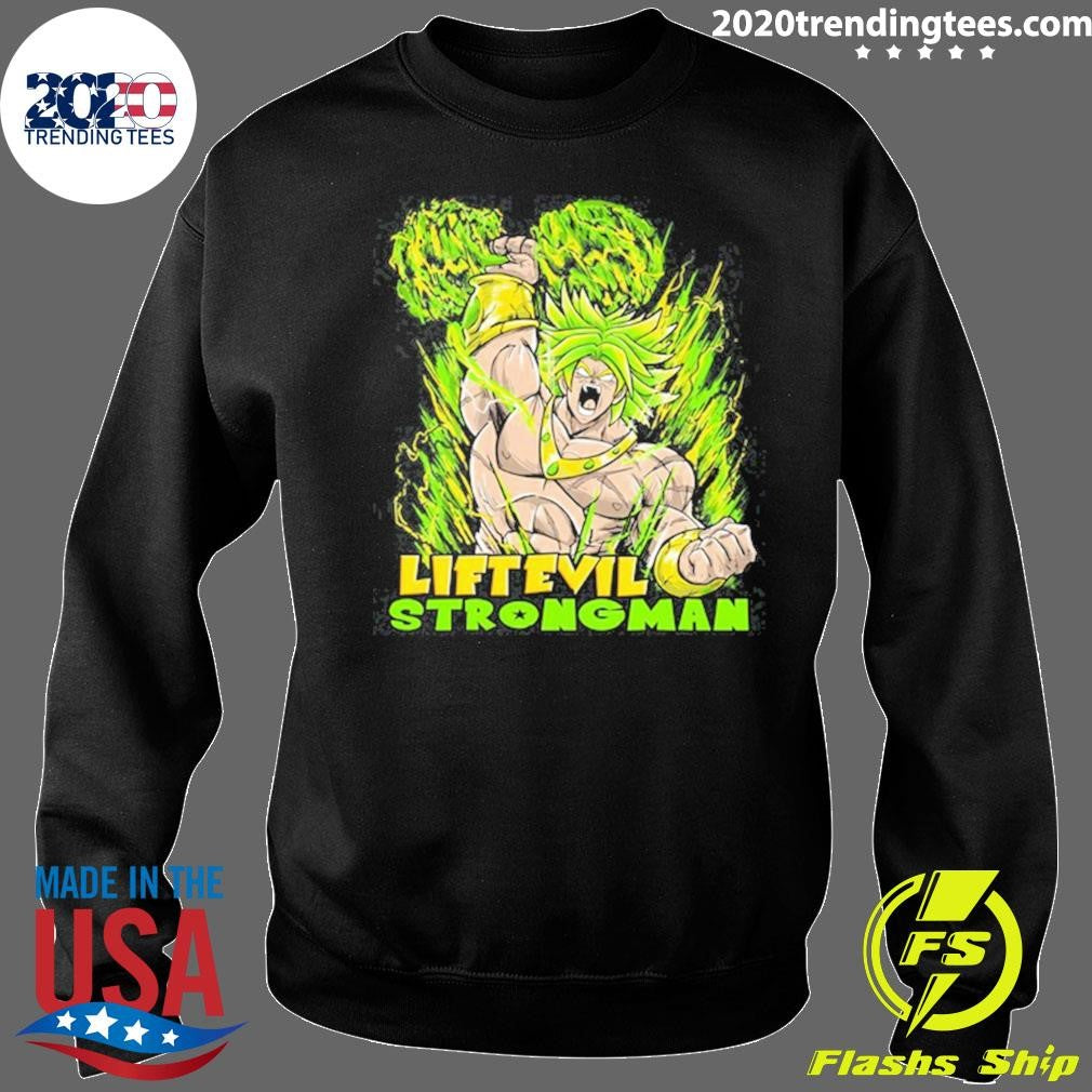 Lift Evil Strong Man DBZ Tee Shirt
