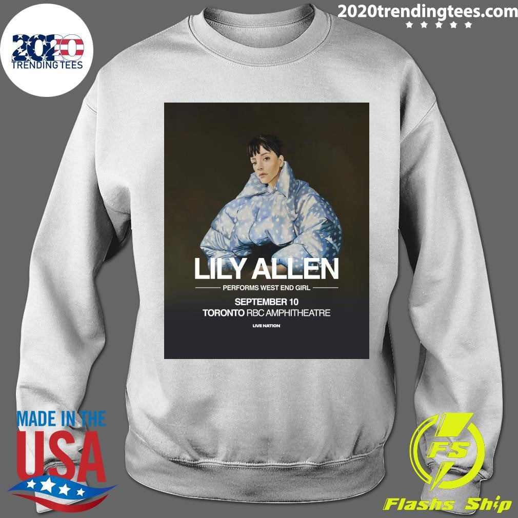 Lily Allen Performs West End Girl September 10 Toronto Rbc Amphitheatre Shirt