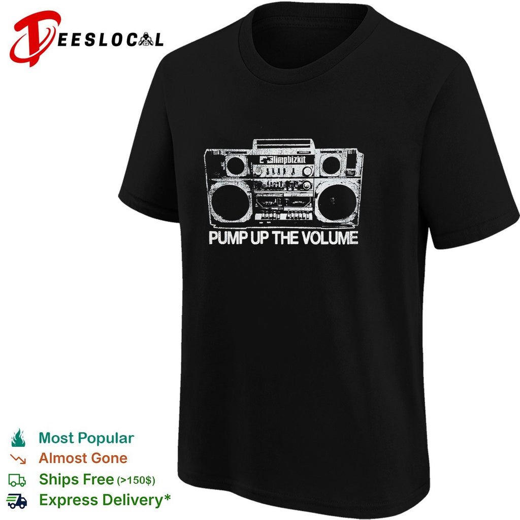 Limp Bizkit 2026 Tour Pump Up The Volume Boombox vintage shirt