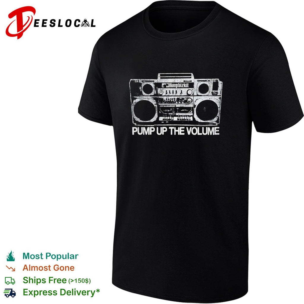 Limp Bizkit 2026 Tour Pump Up The Volume Boombox vintage shirt