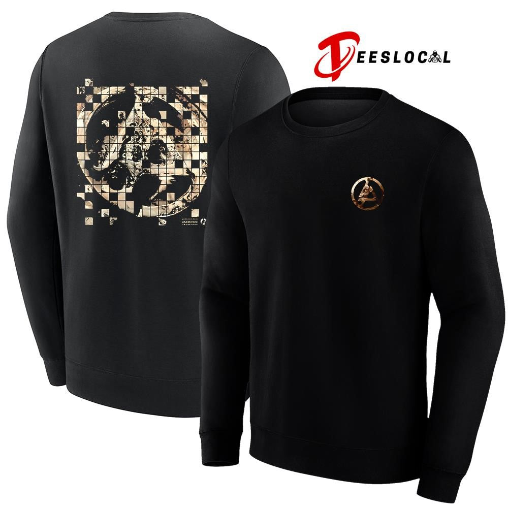 Linkin Park FZ tile glitch graphic shirt