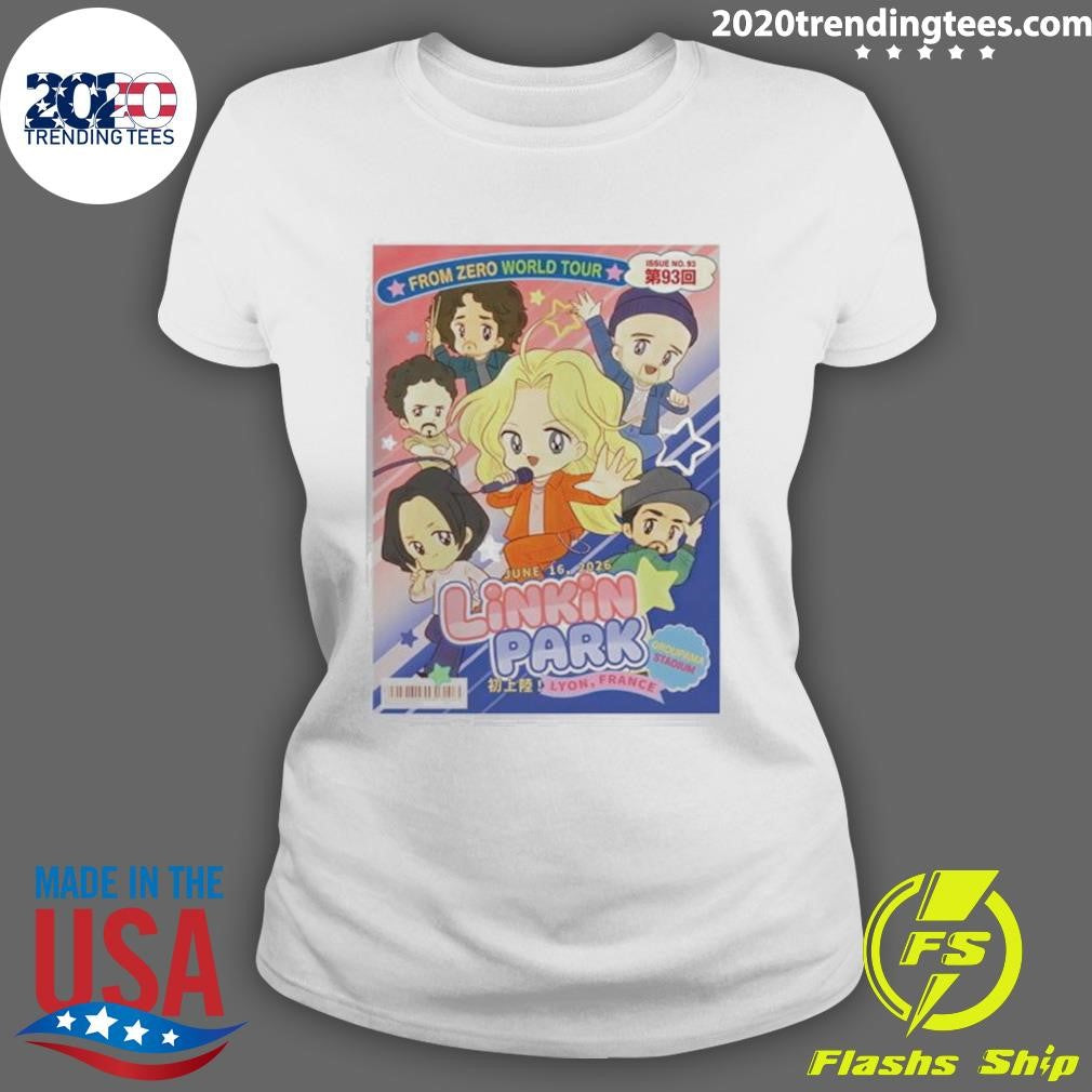 Linkin Park From Zero 2026 Tour Lyon France At Groupama Stadium On June 16 2026 Shirt