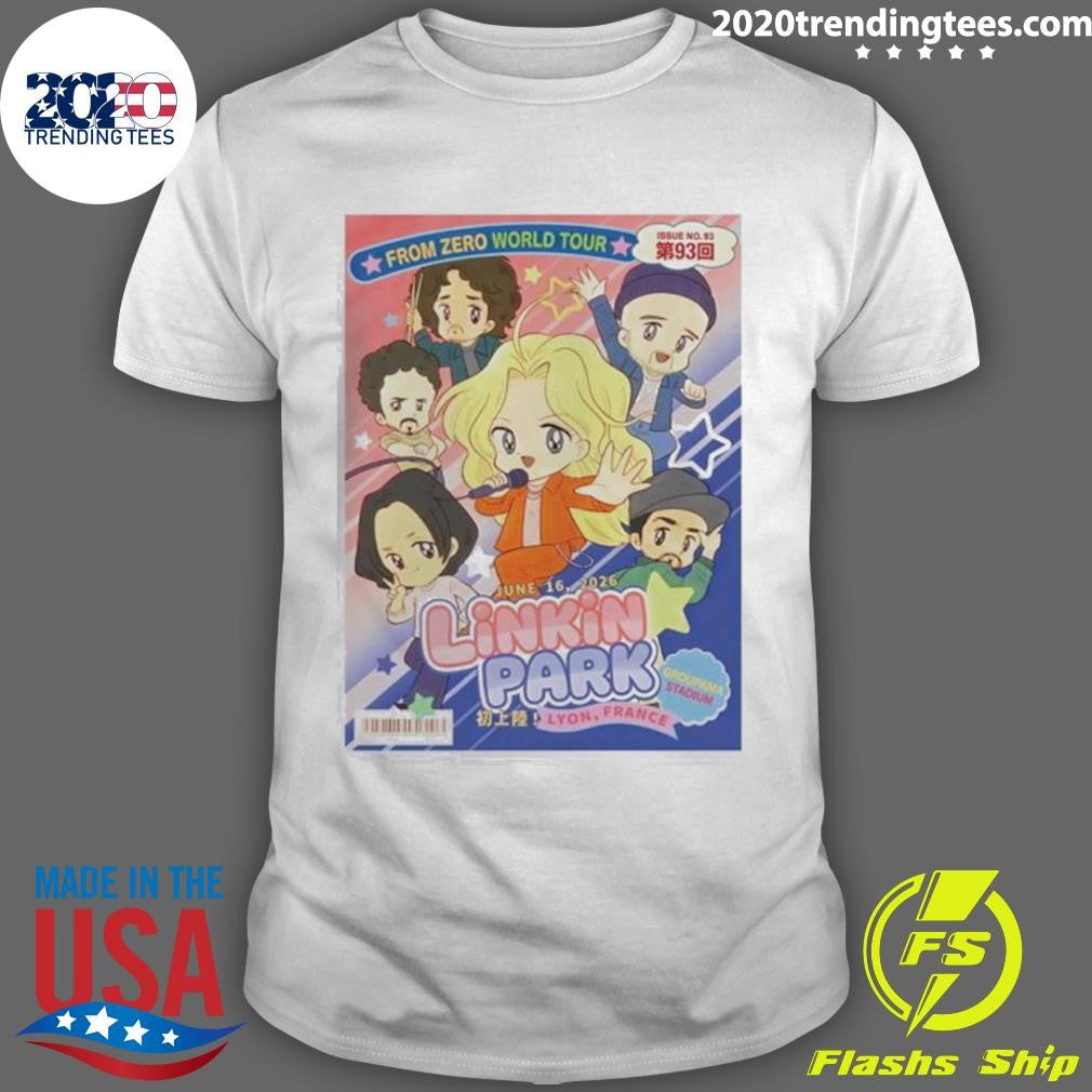 Linkin Park From Zero 2026 Tour Lyon France At Groupama Stadium On June 16 2026 Shirt