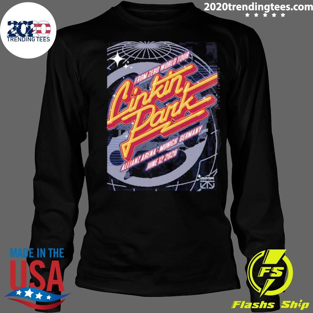 Linkin Park From Zero 2026 Tour Munich Germany Night 2 At Allianz Arena On June 12 2026 Shirt