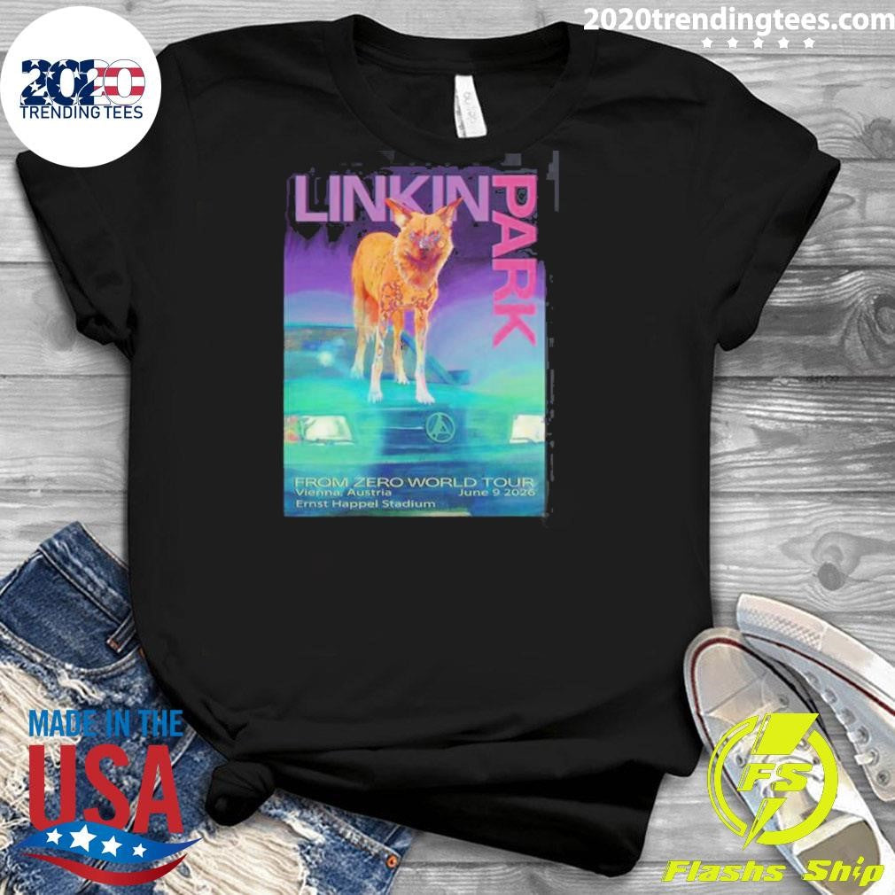 Linkin Park From Zero 2026 Tour Vienna Austria Poster At Ernst Happel Stadium On June 9 2026 Shirt