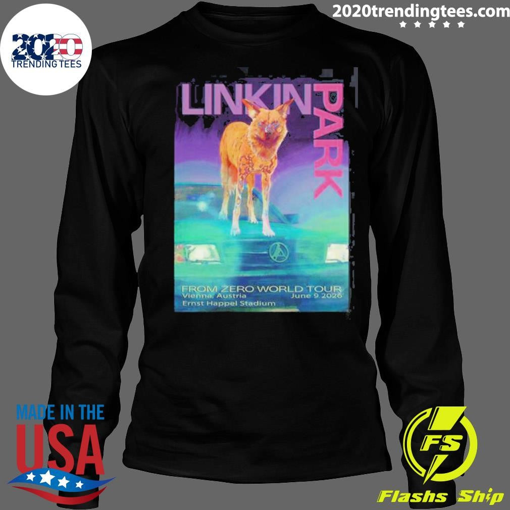 Linkin Park From Zero 2026 Tour Vienna Austria Poster At Ernst Happel Stadium On June 9 2026 Shirt