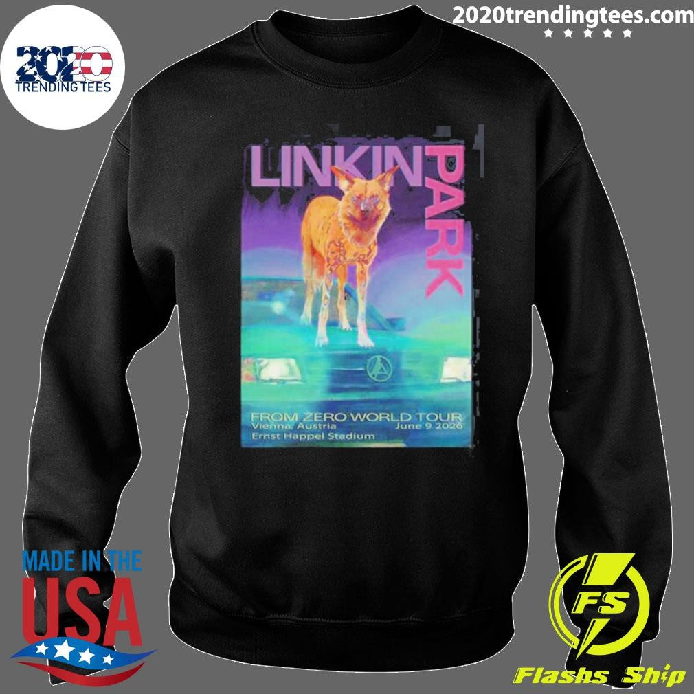 Linkin Park From Zero 2026 Tour Vienna Austria Poster At Ernst Happel Stadium On June 9 2026 Shirt