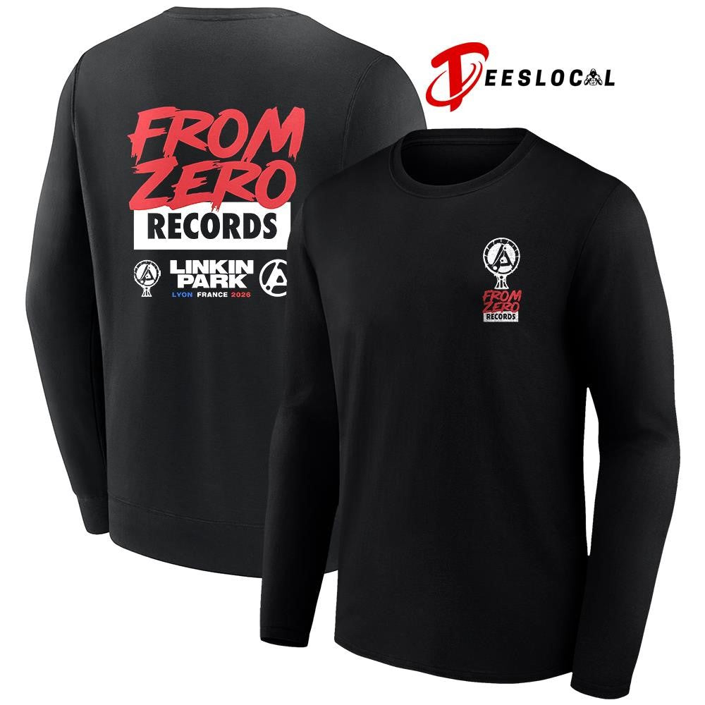 Linkin Park From Zero Records Lyon France pop up shirt