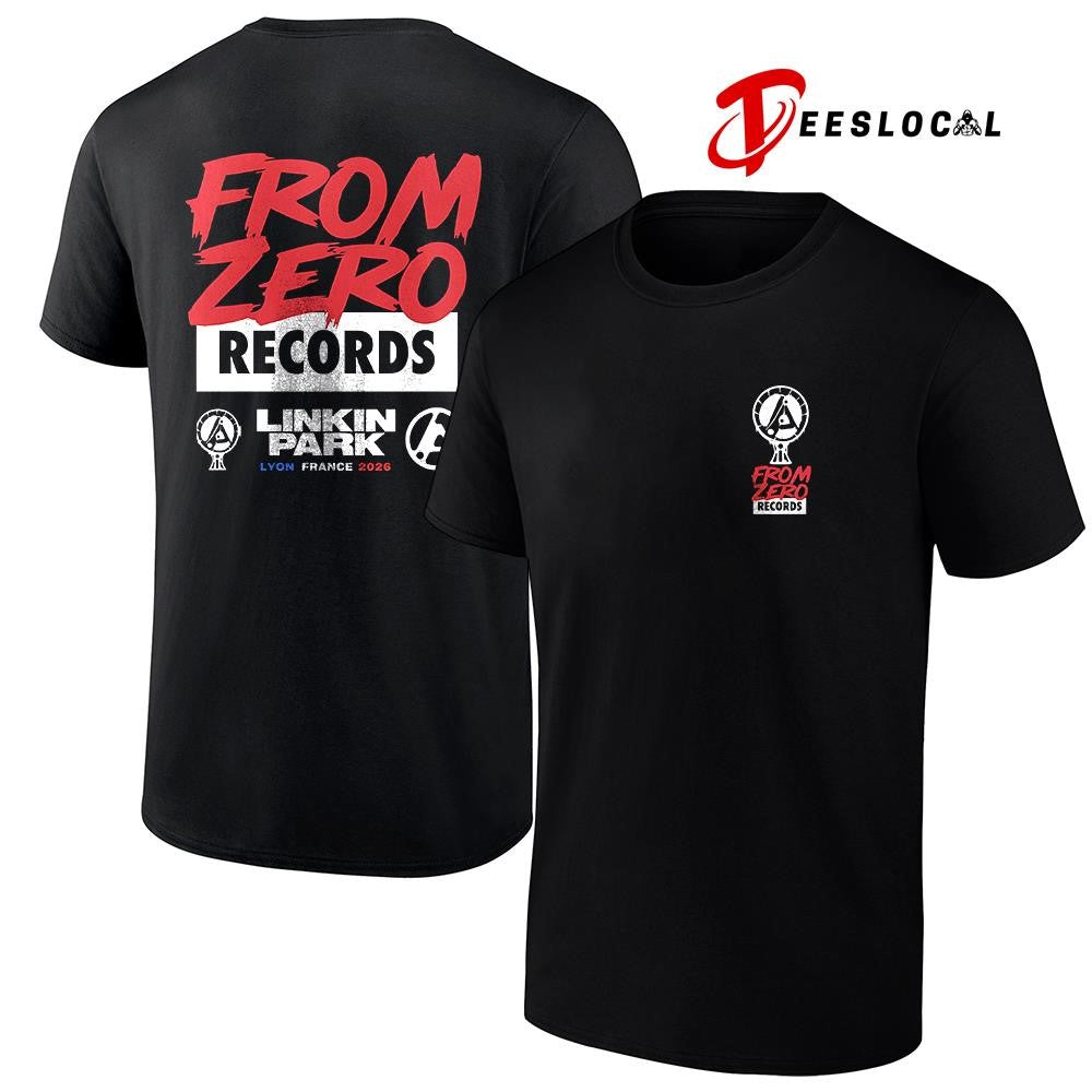 Linkin Park From Zero Records Lyon France pop up shirt
