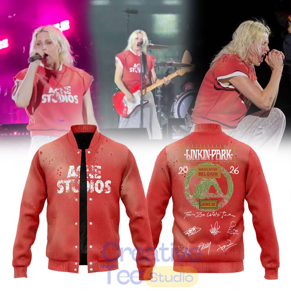 Linkin Park From Zero World Tour to Festivalpark Special Version Baseball Jacket