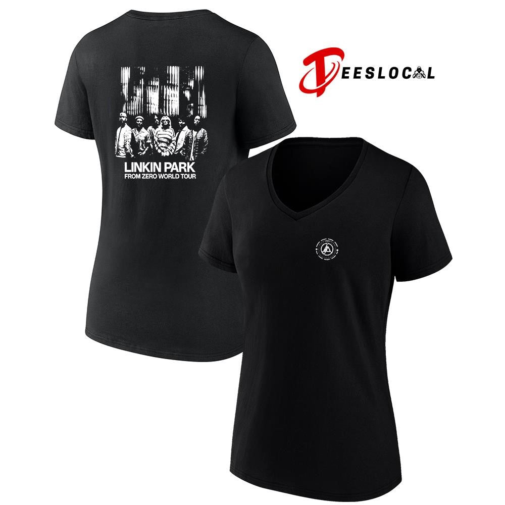 Linkin Park From Zero World tour Europe And UK haftone portrait shirt