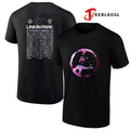 Linkin Park From Zero world tour Europe and UK logo with dates shirt