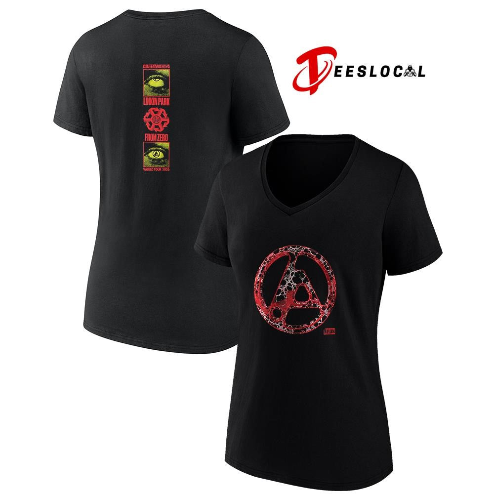 Linkin Park X Deus Ex Machina Download festival Donington Park UK red logo shirt