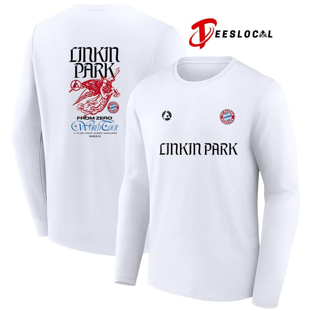 Linkin Park x FC Bayern Munchen From Zero world tour graphic shirt